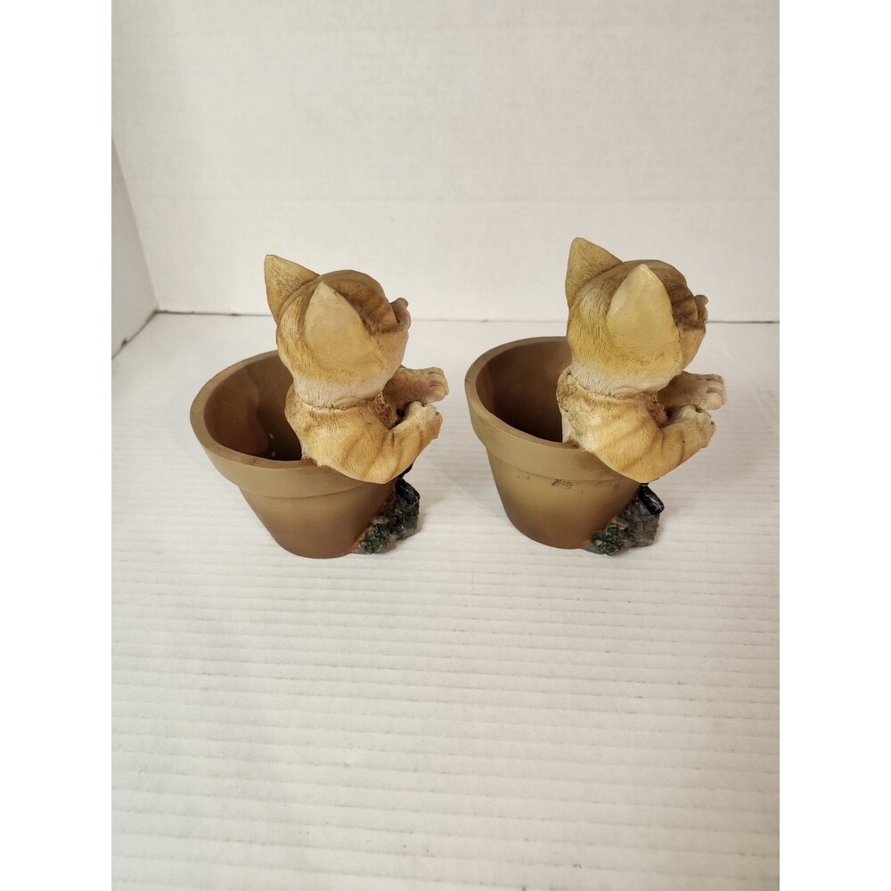 Flower Pot With Cat - Picture 4 of 6